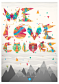 We Love Colors on Typography Served #采集大赛# #平面# #海报#