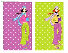 卡通时尚少女插图AI|韩国卡通人物|卡通人物|卡通人物插画|卡通人物图片|漫画人物|人物矢量插画|人物素材|人物图库|人物图片|矢量人物|矢量素材|矢量源文件