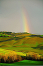 托斯卡纳的彩虹。