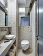 London Loft Apartment transitional-bathroom