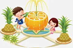 玩耍的孩子矢量图免抠素材 插画 设计图片 免费下载 页面网页 平面电商 创意素材 png素材