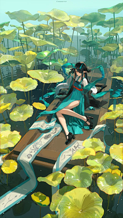 悠玖九采集到构图,动作,色彩