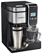 Zoom in on Angle Standard. Hamilton Beach - FlexBrew Single-Serve Coffeemaker - Black/Silver.