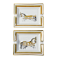 1stdibs | Hermes Porcelain Ash Tray 2 Piece Set