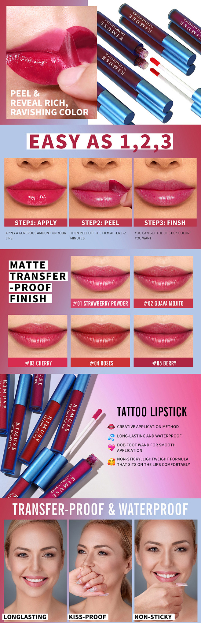 TATTOO LIPSTICK 纹身口红...