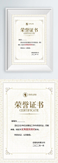 【1205期】简洁荣誉证书奖状样机 (19)