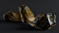 3D CG gold rock Render arnold digitalart art abstract