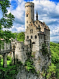 Lichtenstein Castle, Baden-Wurttemburg, #Germany.  The original Cinderella Castle. by Ken_Tikaani