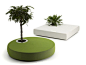 Offecct ab | Collection O₂ASIS  GREEN ISLANDS  Pouf en tissu , Design by Jean-Marie Massaud (2011) (source : http://www.archiproducts.com/fr/produits/36349/o%E2%82%82asis-pouf-en-tissu-green-islands-offecct-ab.html)