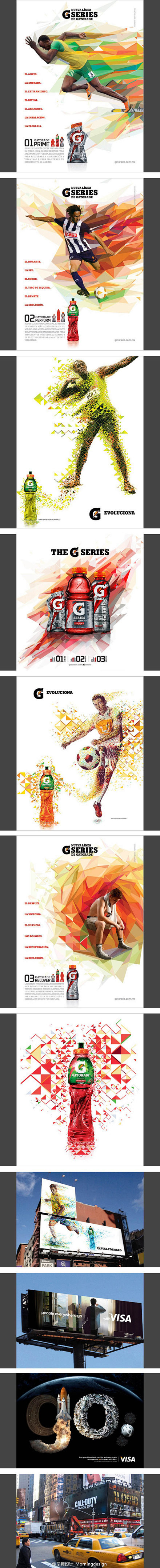 #锐广告# 风靡全球的体育广告设计欣赏。