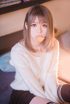 李白茶采集到萌妹子~