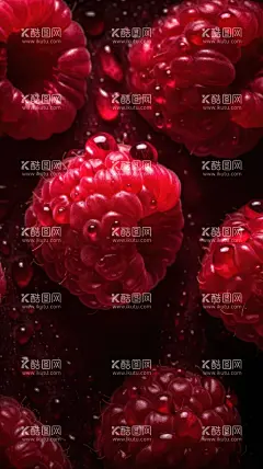 树莓  - 源文件下载【酷图网】树莓,新鲜,酸甜,酸爽,宝石红,高清,壁纸,手机壁纸,装饰画