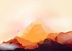 时尚雪山山脉景色矢量图高清素材 几何 几何开心 多边形山脉 扁平 渐变 白色 矢量图 背景 设计图片 免费下载