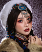藏族女孩…………_人像_颇可网,古装人像,古装,摄影,国风