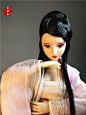 【小婷植发盘发订单】1/6娃娃obitsu娃娃古装盘发-淘宝网