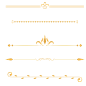 千库网_欧式分隔栏线条金色分割线_元素编号13367851
