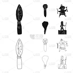 史前时代,食品,技术,女人,草,尖的,河流,发展,赤脚