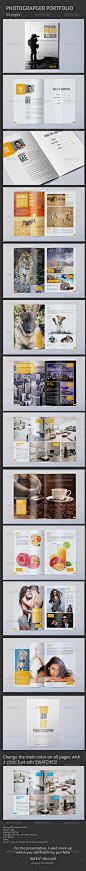 Photographer Portfolio / Album - GraphicRiver Item for Sale