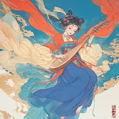 AIGC教程！3 分钟教你拿捏 MJ 敦煌壁画中式美学！
