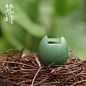 梵峙 和田玉 碧玉 宝宝锁