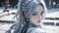 竖版https://huaban.com/pins/5701765070 AI扩展https://huaban.com/pins/5701776073雪中女孩4k动漫壁纸_彼岸图网