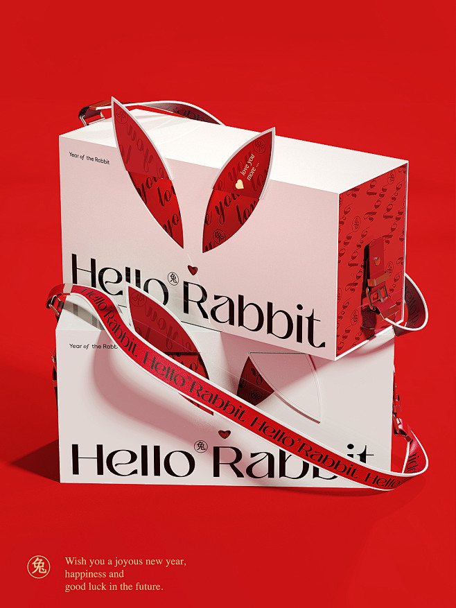 兔年礼盒，新年礼盒，兔子，兔子IP，礼盒...