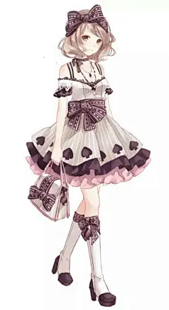 甜美 蓝莓 甜点蛋糕 糖果屋 萝莉 洛可茶会 暖暖