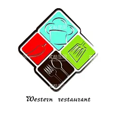 西餐厅logo饮食标志  - 源文件下载【酷图网】饮食,分层,西餐厅,logo,饮食标志,