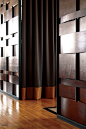 wood & steel basket weave detail /  Modern FAB: 