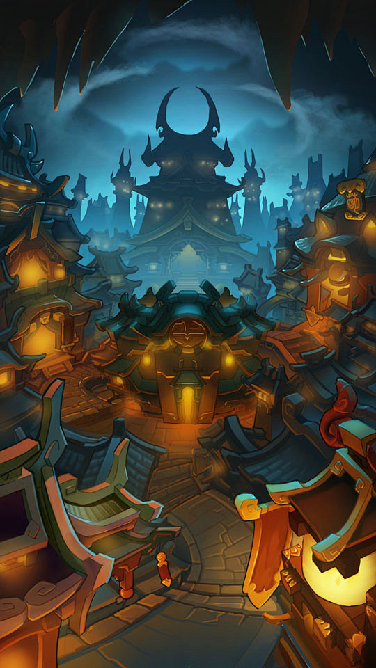 Q版竖版场景