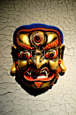 青海-西宁-青海藏文化馆-藏族鬼脸面具