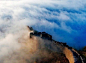 秦皇岛山海关角山景区，空气新鲜视野广阔。