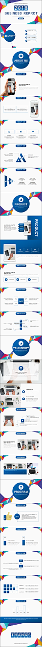 【视觉】2018多彩立体企业公司介绍商务工作PPT by pptstore