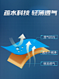 HLA/海澜之家防水防油防污牛仔裤2021秋季新品三防面料弹力裤子男-tmall.com天猫
