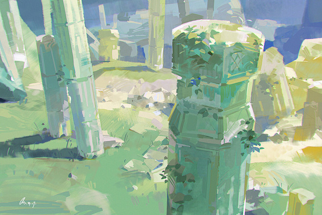 Hyrule sketch 3, Ase...