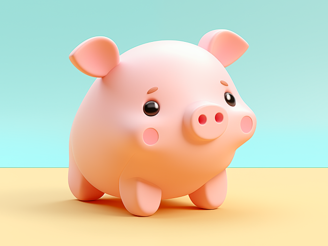 Character Pig 3d, 3D...
