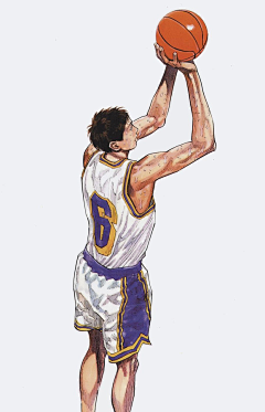 赵闯JrMn采集到插画Basketball