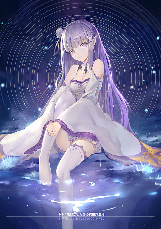 re从零开始的异世界生活华礼gari插画动漫美少女御姐萝莉壁纸美图