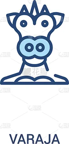 两只动物,线条,概念,简单,图标,可爱的,轮廓,白色,拉克什米,自然