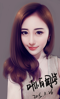 com#ps技巧方法#给大家分享一个利用#photoshop# sai仿手绘之水润的