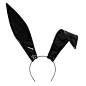  Leather Rabbit Ears Headband Handmade Sexy Bunny Ears Hairband Easter Halloween Cosplay Props Theme Hair Accessories