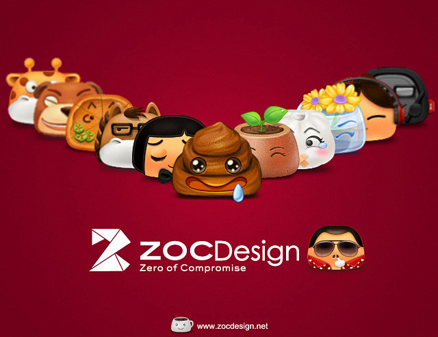 ZOCdesign团队设计的头像图标 |...