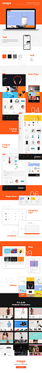 MOGO - Fashion store, eCommerce template. Free PSD. on Behance