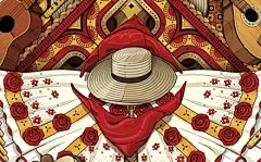 哥伦比亚狂欢节俱乐部插画欣赏/作者来自哥伦比亚的Julian Ardila.