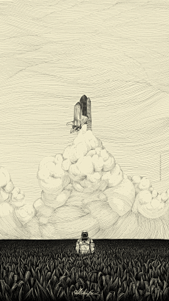 北极的虾采集到插画
