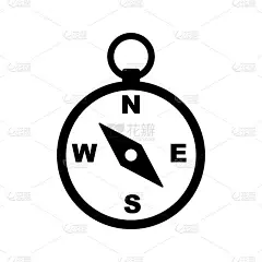 指南针-旅行图标矢量设计模板