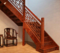 家居客厅木制楼梯图片