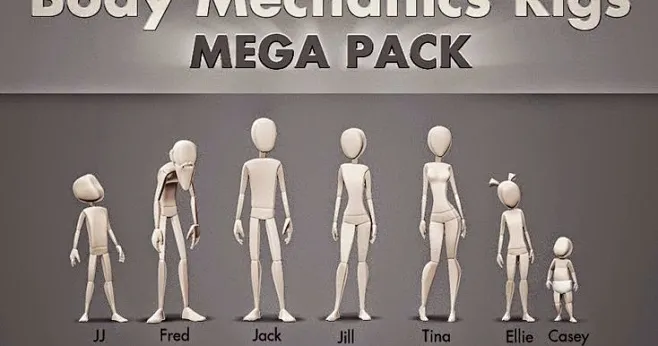 BodyMech Rigs-花瓣网