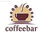 标志说明：国外休闲咖啡吧logo设计设计。