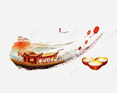 中国传统元宵节绘图 免抠png 设计图片 免费下载 页面网页 平面电商 创意素材